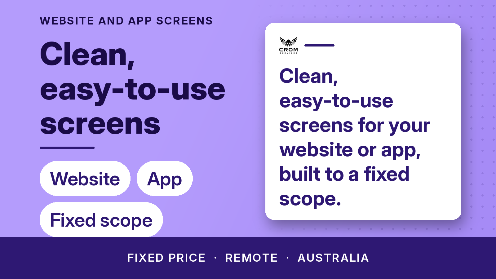 Website and app screens pack thumbnail: clean screens people enjoy using
