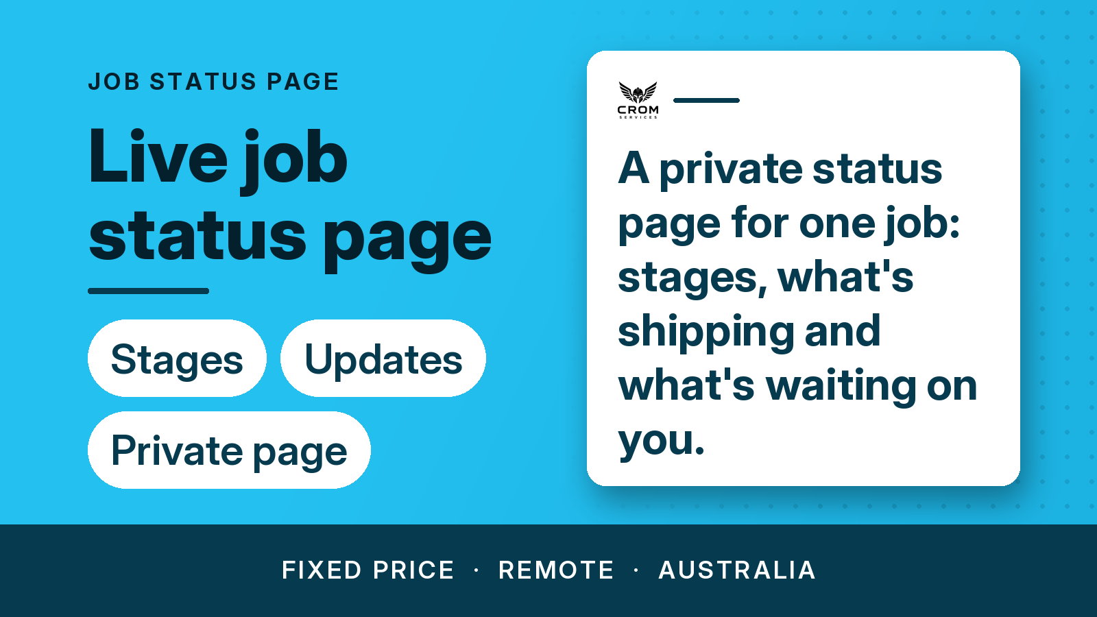 Job status page pack thumbnail
